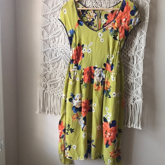Moulinette Soeurs 100% Silk Dress with Tie Detail | Size 4 - Picture 1 of 10